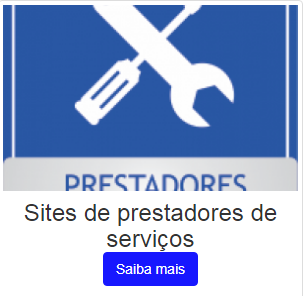 Sites de prestadores de serviços